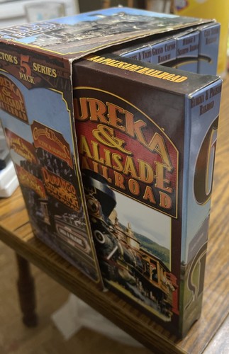 GREAT RAILROADS 5 TAPE Box SET VHS 2000 L42E Trains VCR Lot Of FIVE Series Color - Picture 9 of 24