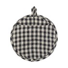 MUJI Pot holder that can also be used as a pot holder, Gingham check, 19 x 19 cm
