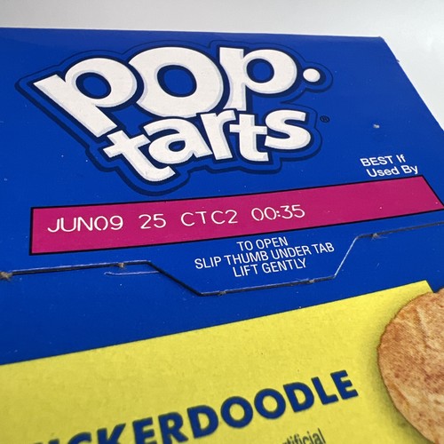 New Limited Kelloggs Pop Tarts Snickerdoodle Cookie Toaster Pastries 06-09-2025 - Picture 3 of 3