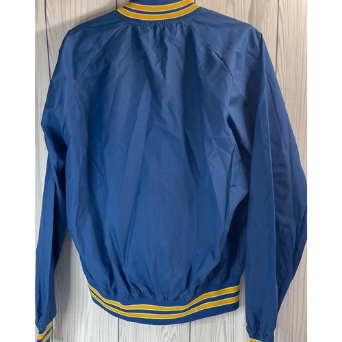 RARE Vintage Chalk Line USA Los Angeles Rams windbreaker Jacket Sz L - Picture 6 of 9