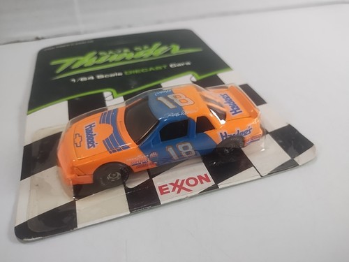 Days Of Thunder Hardee's #18 Exxon Promotional Diecast Car Brand NEW On Card - Picture 3 of 7