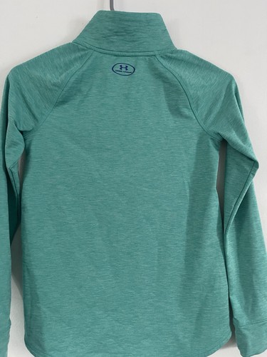 Under Armour girls Teal Half-Zip Sweatshirt size large - Picture 2 of 7