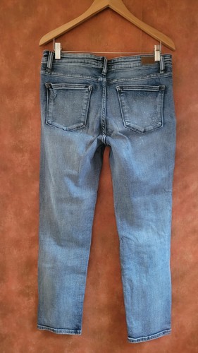 Pantalones de mezclilla desgastados elásticos Judy Blue Boyfriend Fit 13 31 - Imagen 2 de 12