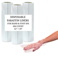 684 Pack Paraffin Wax Bath Liners for Hand & Foot, Disposable Plastic Bags