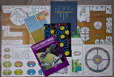 Star Frontiers Knight Hawks TSR 7011 1983 2nd Print Box Set Unpunched Counters