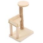  Miniature Wooden Cat Scratching Post Mini Wood Cat Tree Miniature House