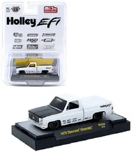 M2 Machines 1:64 1978 Chevrolet Silverado Holley Custom White Model MJS88-6B