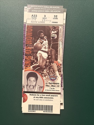 YAO MING Pre Debut 2002 2003 Suns ticket stub lot Stoudemire RC STOCKTON MALONE - Picture 9 of 15
