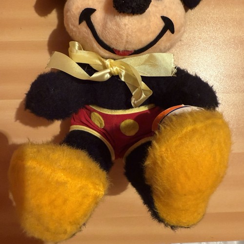 Vintage Mickey Mouse Plush Stuffed Animal Kids Toy Disney New - Picture 4 of 9