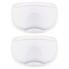 2 STÜCKE Sauger Atmungsaktive Kopfstütze 3D Spa Bad Kissen Nackenstütze