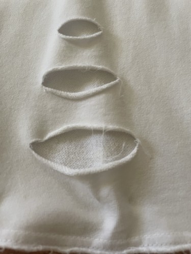 Easel Los Angeles Acid Green Ombre Distressed Hoodie Tee Unisex Size M - Picture 3 of 6