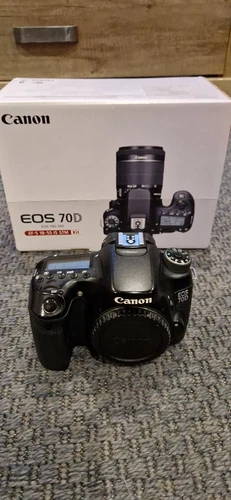 Canon EOS 70D 20.2 MP SLR-Digitalkamera - Schwarz (Nur Gehäuse)