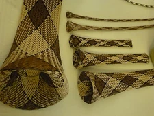 1/4 BRAIDED EXPANDABLE SLEEVING RATTLESNAKE  TECHFLEX 25ft