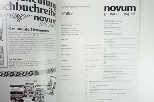 novum gebrauchsgraphik März 1983 B28352 - Bild 3 von 4