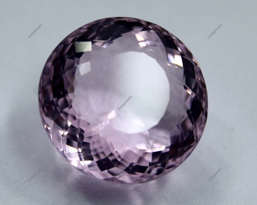 Rose Quartz Natural Loose Gemstone Round Shape 60 Ct Certified AAA Quality - Picture 9 of 10