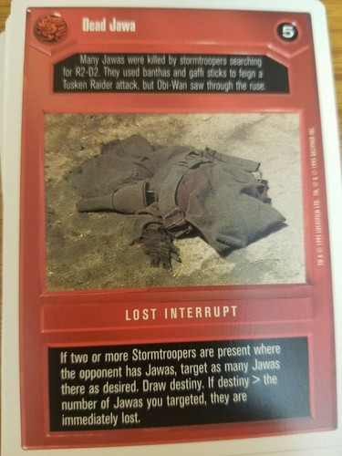 Star Wars CCG WB Premiere Unlimited SINGLES BASICS [A-M] Pick Your card NM-MT** - Picture 45 of 168