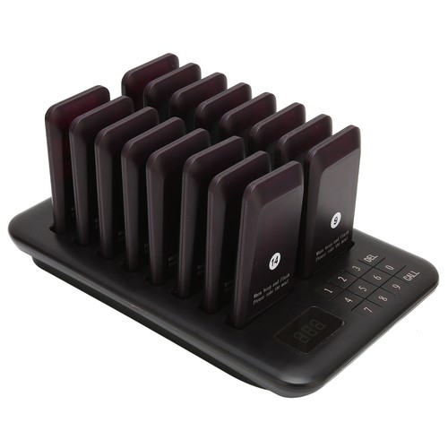 Wireless Calling System 1 Host Controls 16 Pager 800 Meters Transmission Cal SD3 - Photo 3/21