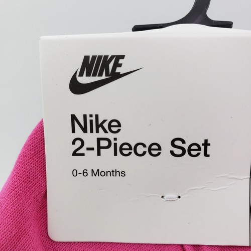 Nike Newborn Baby Girl 0-6 M Pink Polka Dot Beanie Bow Socks Booties 2 Piece Set - Picture 5 of 6