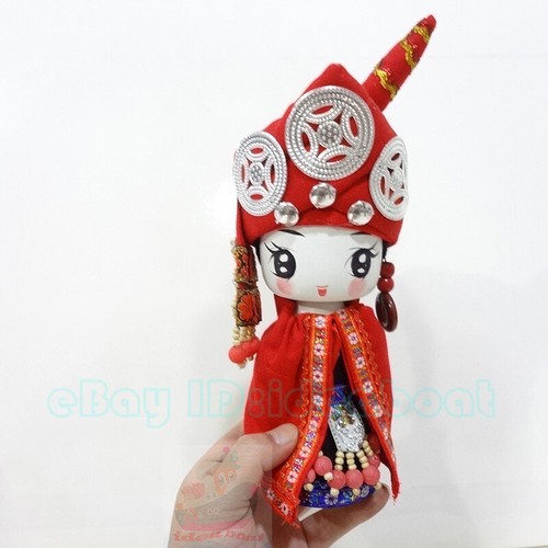(19~21cm tall) Q-Doll Headwear Beauty Girl Figurine Doll Chinese Ethnic Minority - Picture 21 of 133