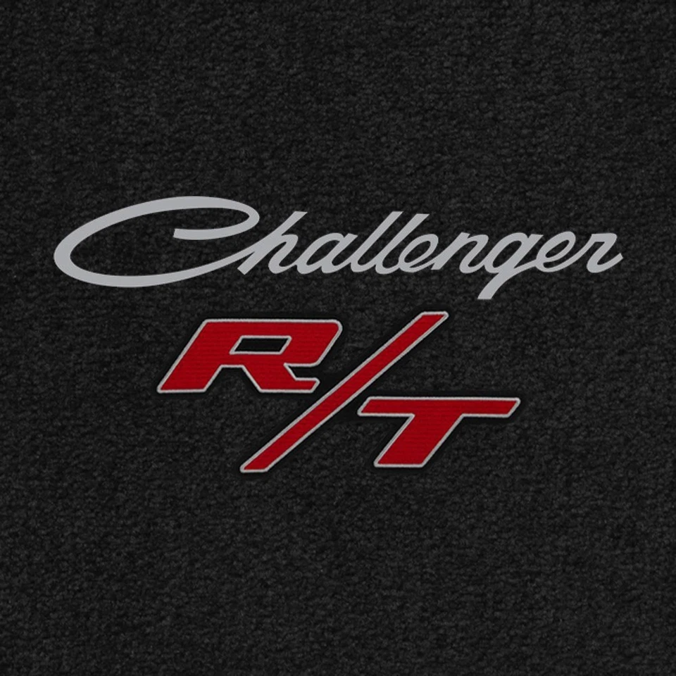 1970-1971 Dodge Challenger 4pc Carpet Floor Mats with RT Logo - Ebony - Image 4 of 4