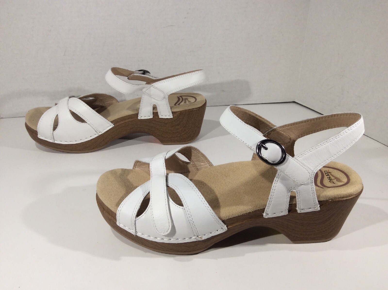 DANSKO DANSKO DANSKO Womens Season Full Grain White Sandals shoes Sz 39 = 8.5 - 9 DK-11 677f78 DANSKO DANSKO DANSKO Womens Season Full Grain White Sandals shoes Sz 39 = 8.5 - 9 DK-11 677f78