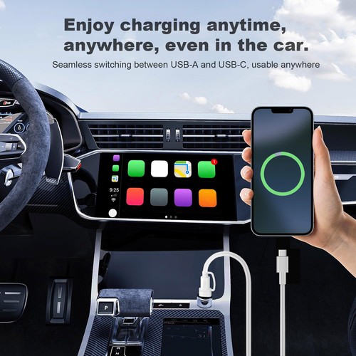 3-Pack 3FT USB-A+USB-C to USB Type-C Fast Charge Cord Charging Cable For Samsung - Picture 24 of 26