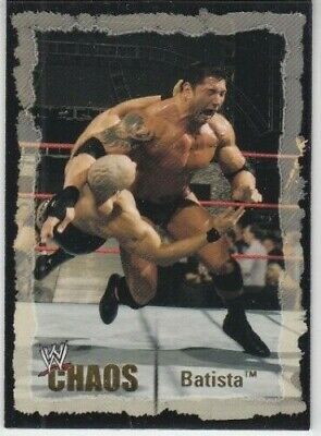 Batista Dave Bautista wwe 2004 Euro Apocalpse Raw Smackdown Foil card #R21