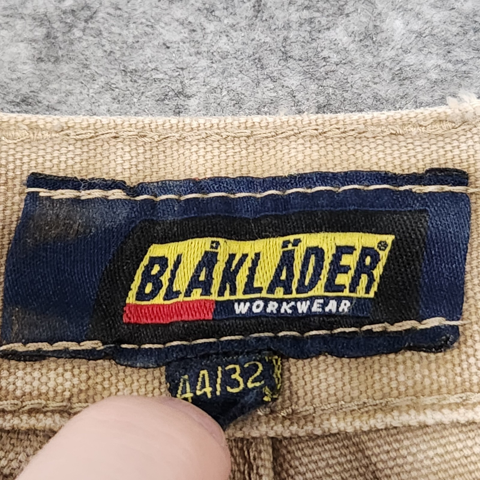 Blaklader Mens 44x32 Canvas WorkWear Double Knee … - image 8