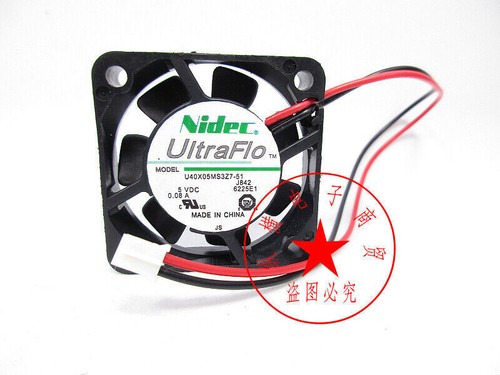 1PC Nidec 4010 U40X05MS3Z7-51 fan video recorder cooling fan  5V 0.08A - Picture 1 of 2