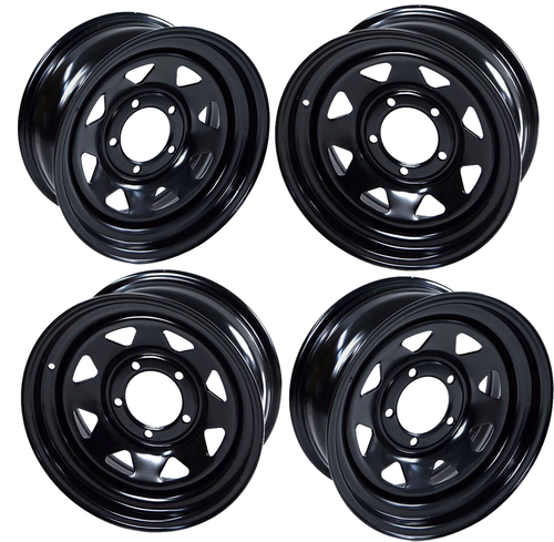 4X RAD STAHL 15x7 ET+23 5X112 OFF ROAD 4x4 VW Transporter T3 T4 T5 - Bild 2 von 2