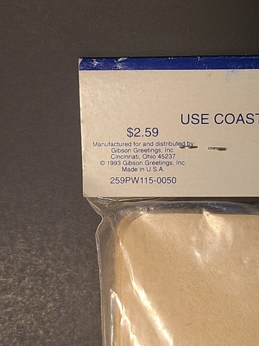 Vintage Gibson personalisierte Untersetzer 6er Set "Phil's Bar" 1993 - Bild 3 von 6