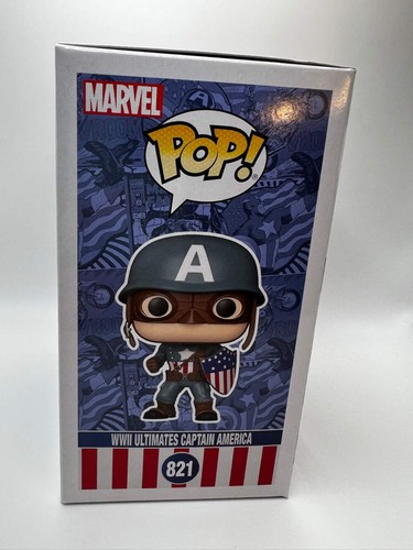 Funko Pop! Marvel: WWII Ultimates Captain America (Mavel Collector Corps) - Bild 2 von 6