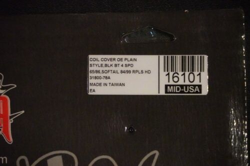 Cubierta de paquete de bobina de encendido negro suave para 84-99 Harley Softail 31800-78A 16101 - Imagen 4 de 5