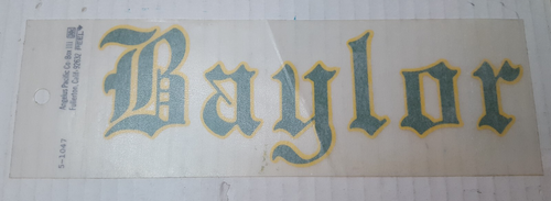 Vintage Lot of 3 Angelus Decals Baylor Bears University Texas Never Used! - Picture 3 of 8