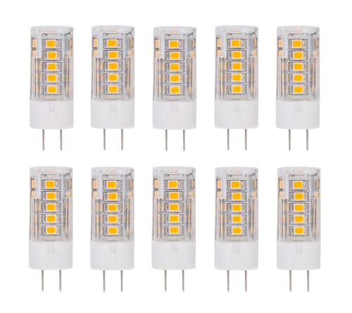 10-Pack, 120 Volt LED GY6.35, 330 Lumens, 3.5 Watt (35W Equal), Pure White 6000K - Picture 1 of 11