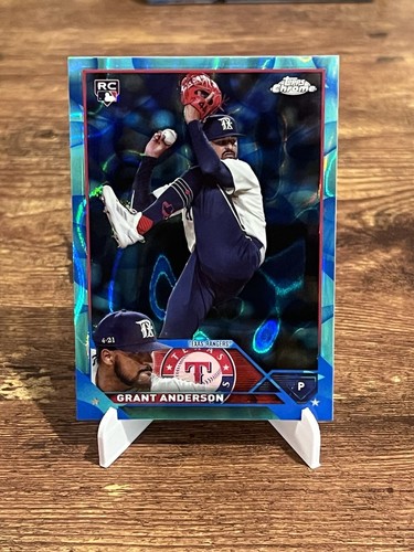 2023 Topps Chrome Grant Anderson Blue Green Lava Lamp Refractor /175
