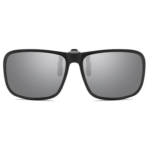 Hombres Mujeres Gafas de sol polarizadas abatibles con clip ovaladas Marco completo Gafas para exteriores - Imagen 3 de 17