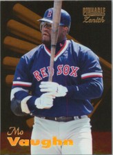 1996 Pinnacle Zenith #30 Mo Vaughn Boston Red Sox Baseball Card