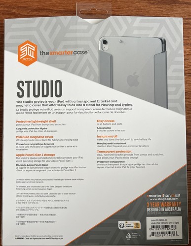 Brand New STM Studio for Apple iPad 10th Gen - Protective Lightweight Case gray - Picture 2 of 2