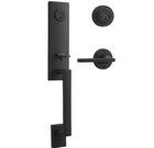 Baldwin Reserve Seattle Handleset Right Handed  Satin Black DCSEAxSQURCSR190