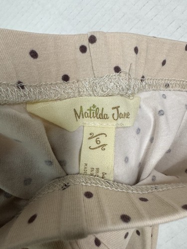 Matilda Jane Pink And Burgundy Dress/leggings Outfit Cap Sleeves Size 6 EUC - Picture 13 of 14