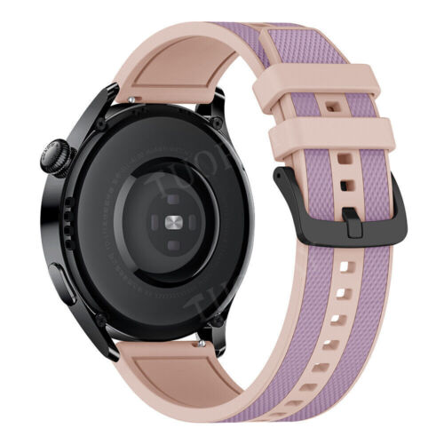 20/22mm Silicone Sport Band Strap For Huawei Watch 4 3 Pro GT 5 4 3 2 2e 42/46mm - Picture 2 of 21
