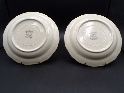 2 Mikasa Garden Club "A Basket Wildflowers" Luncheon Plates EC403 Japan C25 - Picture 5 of 7