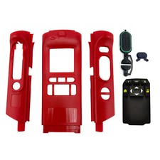 Red Repair Housing Case Cover For APX6000 APX8000 M2 With Rubber Keypad