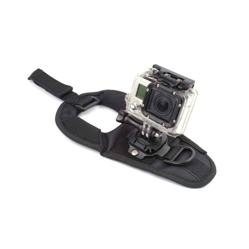 360 Degree Glove Wrist Strap Mount for GoPro SJCAM Action Sports Camera - Picture 3 of 3