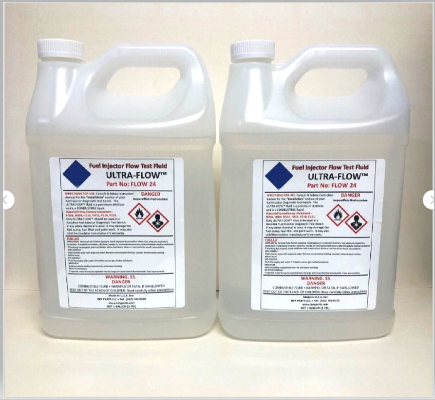 2 Gallons of Fuel Injector Calibration Fluid for Gasoline Injector