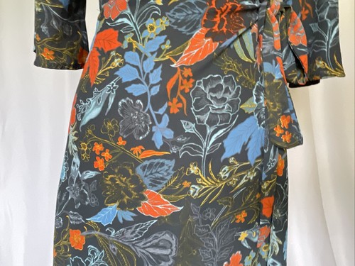 The Room Tropical Kimono Short Sleeve Maxi Dress Size L - Picture 5 of 16