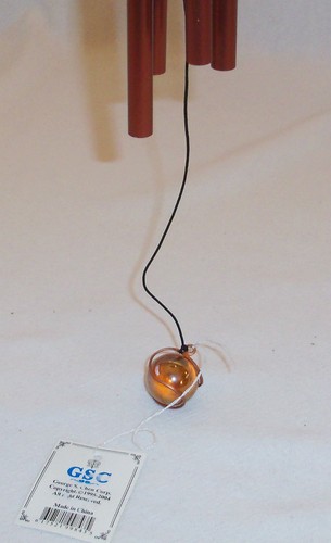 3 OPCIONES DE CAMPANAS DE VIENTO CRUZ DE COBRE CON GEMA DE VIDRIO PARA DECORACIÓN DE JARDÍN, PORCHE O INTERIOR - Imagen 34 de 40