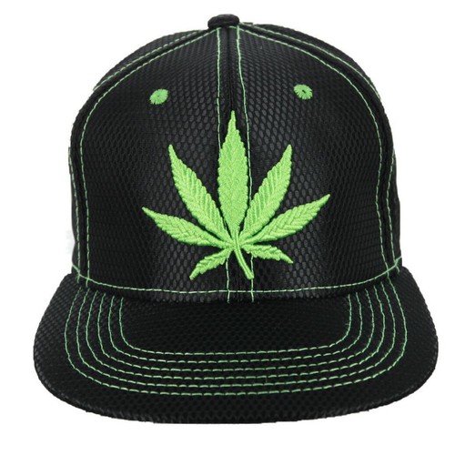 Marijuana Baseball Cap Weed Hat Cannabis Snapback Snake Skin Hats Hip Hop Caps - Picture 29 of 33