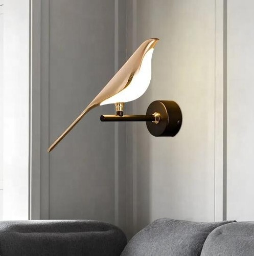 Modern Nordic Bird Wall Sconce Rotatable LED Lamp for Living Room & Bedroom - Bild 2 von 12